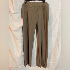 Dress Barn Roz & ALI, Pull Up Work Pants, Size 6 Petite Brownish Gray